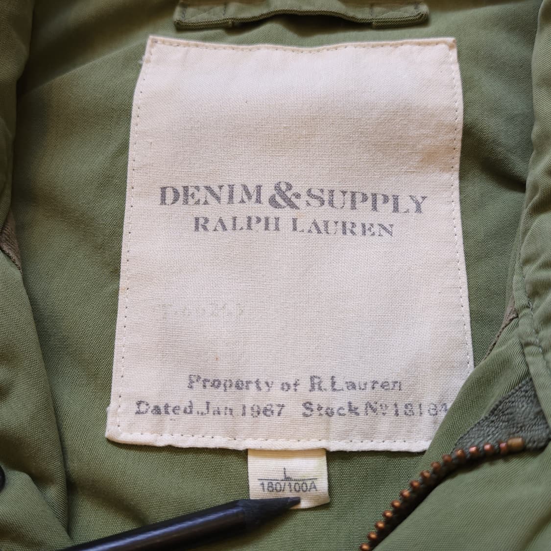 폴로 데님앤서플라이 필드자켓 밀리터리 야상 m65필드 미군자켓 L 상품이미지6