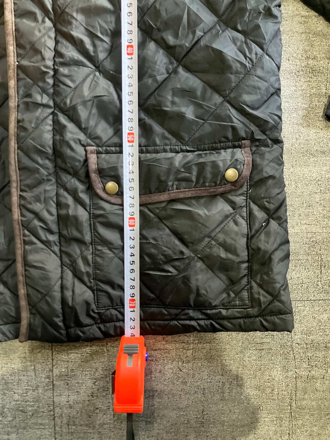 일본빈티지 Blackleder 올드스쿨아메카지 혁오풍 원포켓 퀄팅자켓 상품이미지3