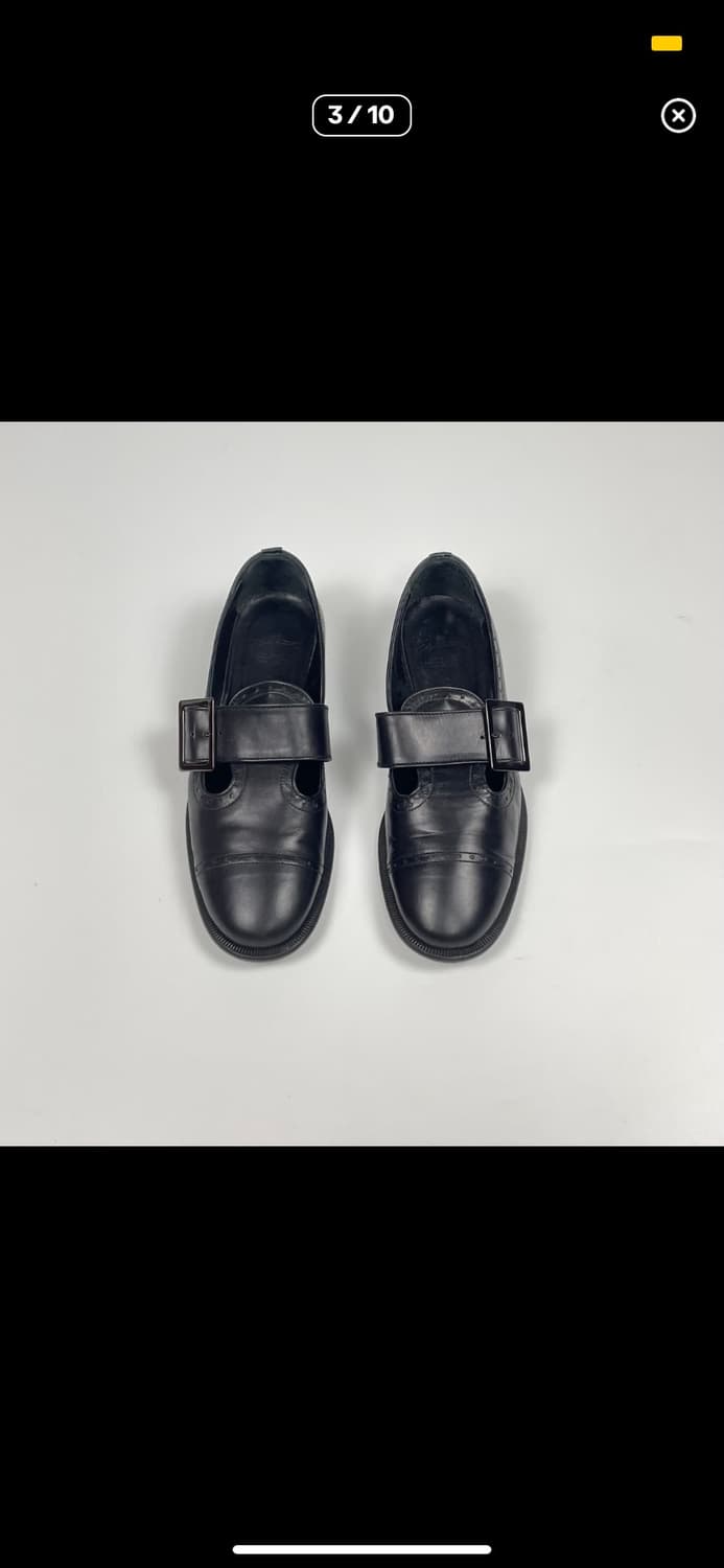 요지야마모토 레더 벨트 슈즈 상품이미지3