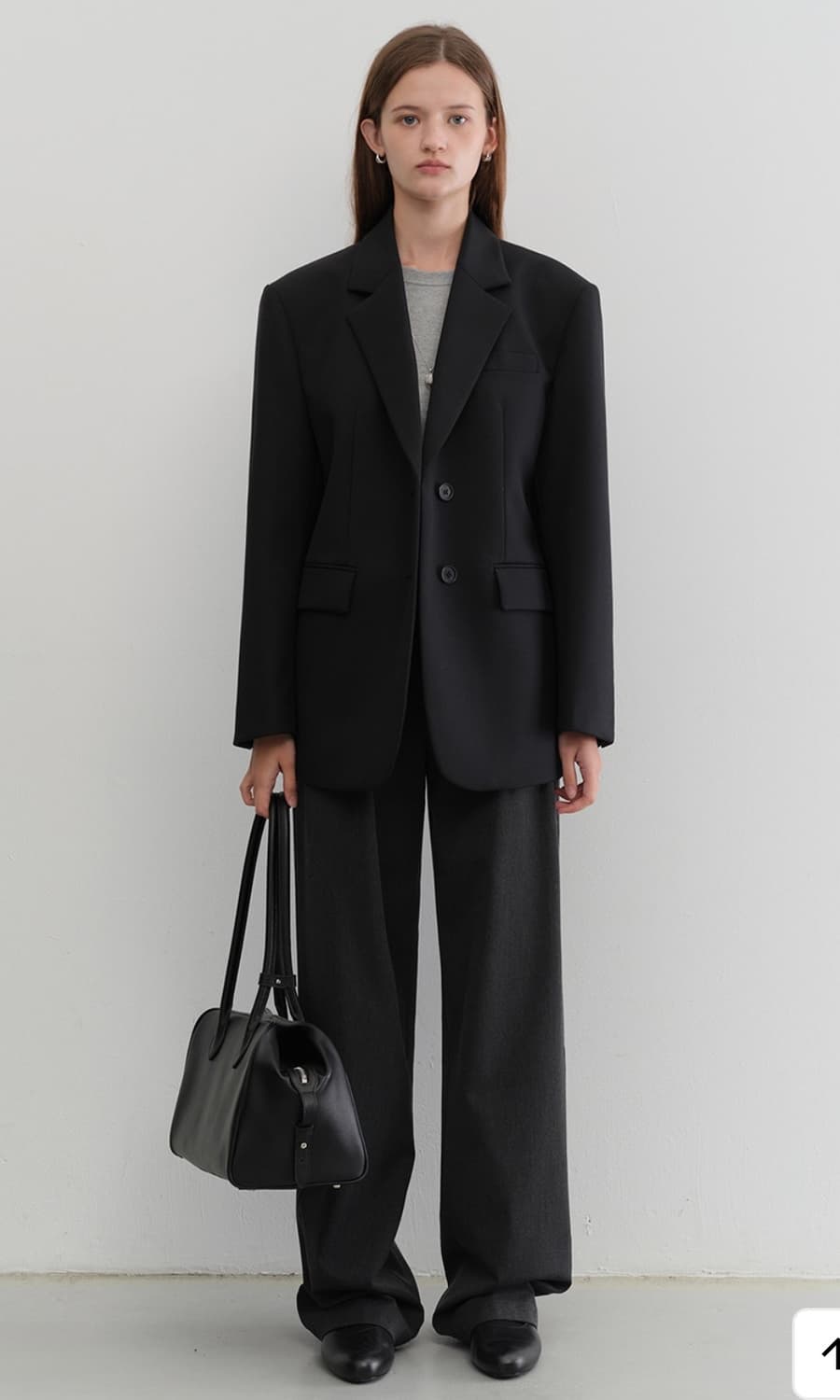 던스트 2버튼 울 블레이저 자켓 상품이미지4