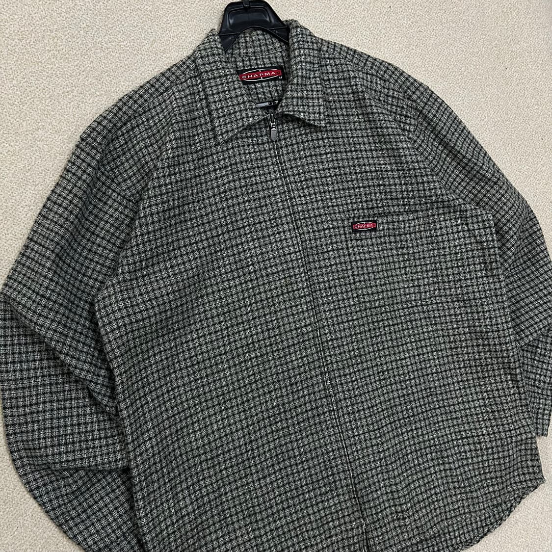 (M) 90'S CHAPMAN ZIP UP 채프먼 체크 집업 상품이미지2