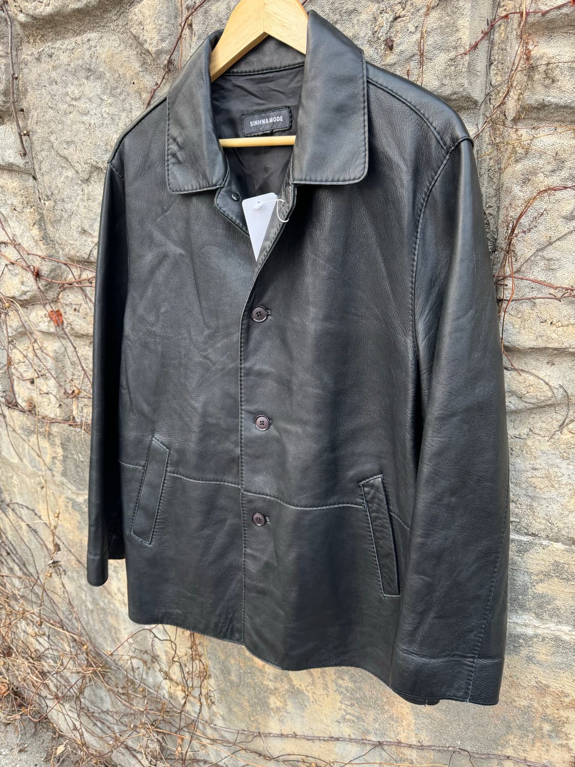 빈티지 양가죽 카코트 가죽 레더 코트 국내생산 105 상품이미지3