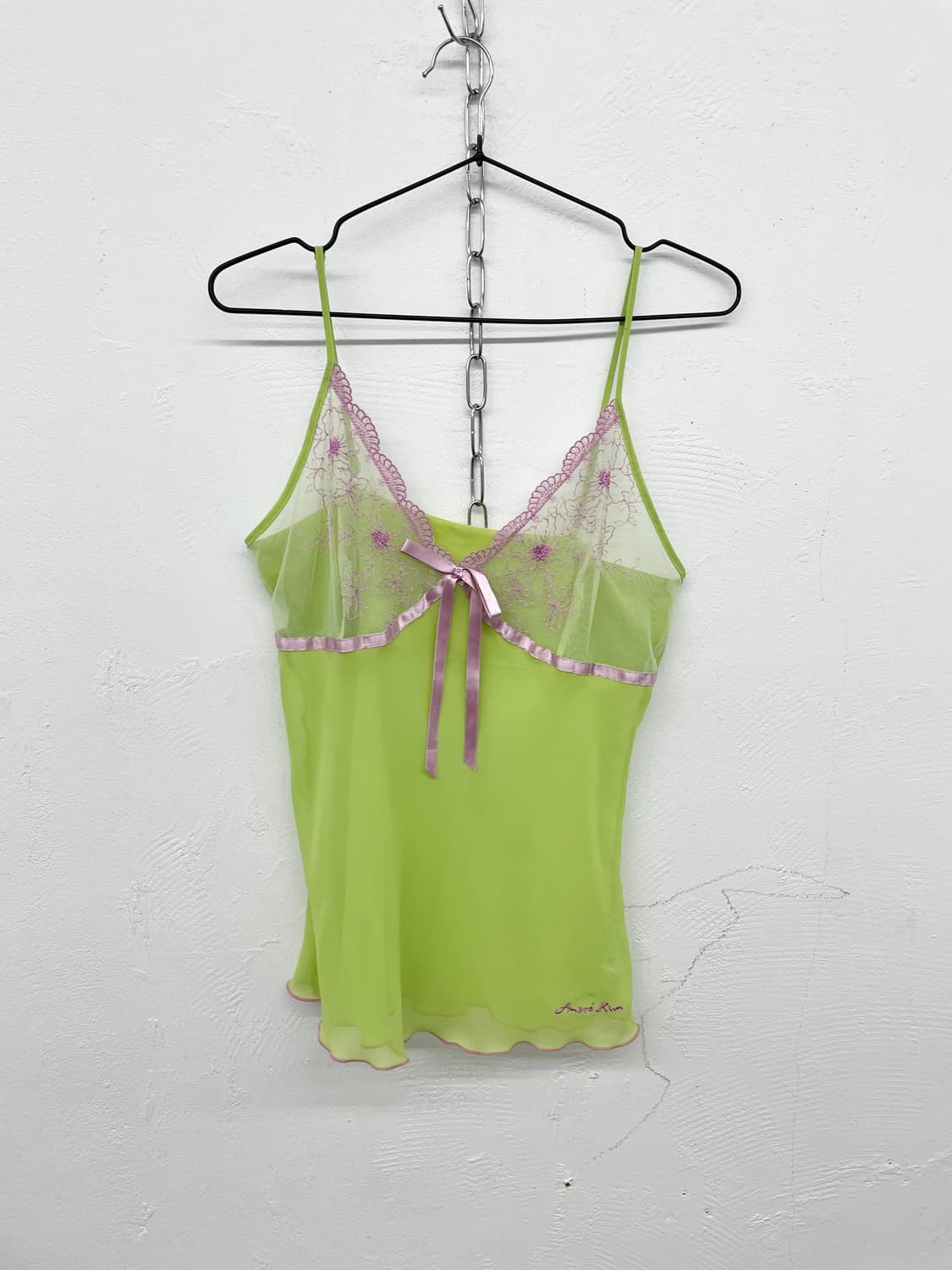 페어리 시어 자수 슬립 핀터깔 상품이미지4