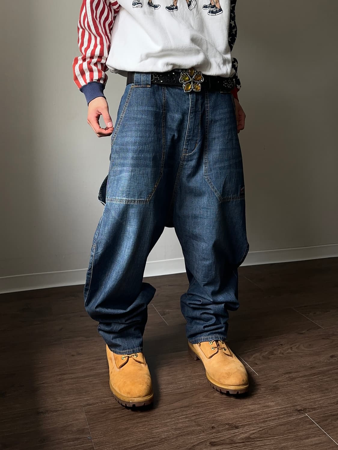 Scolar 백 하렘 워크 데님팬츠 상품이미지4