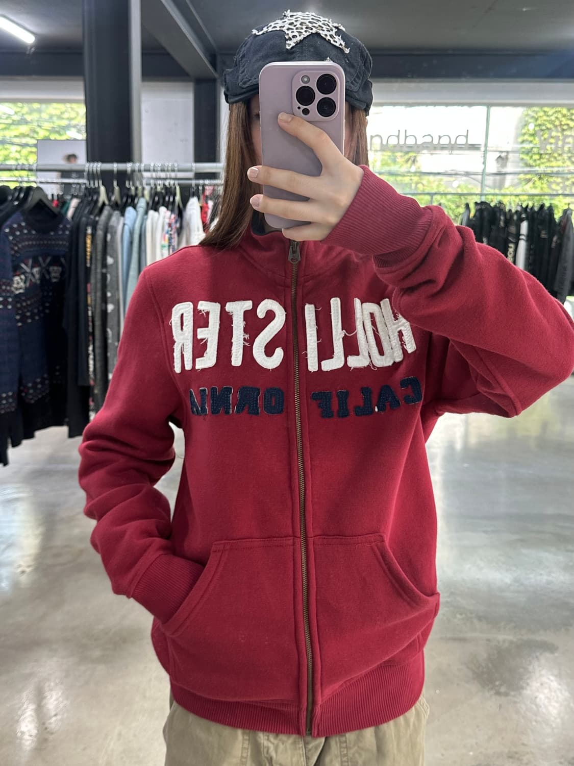 홀리스터 데미지 코튼 집업  상품이미지2