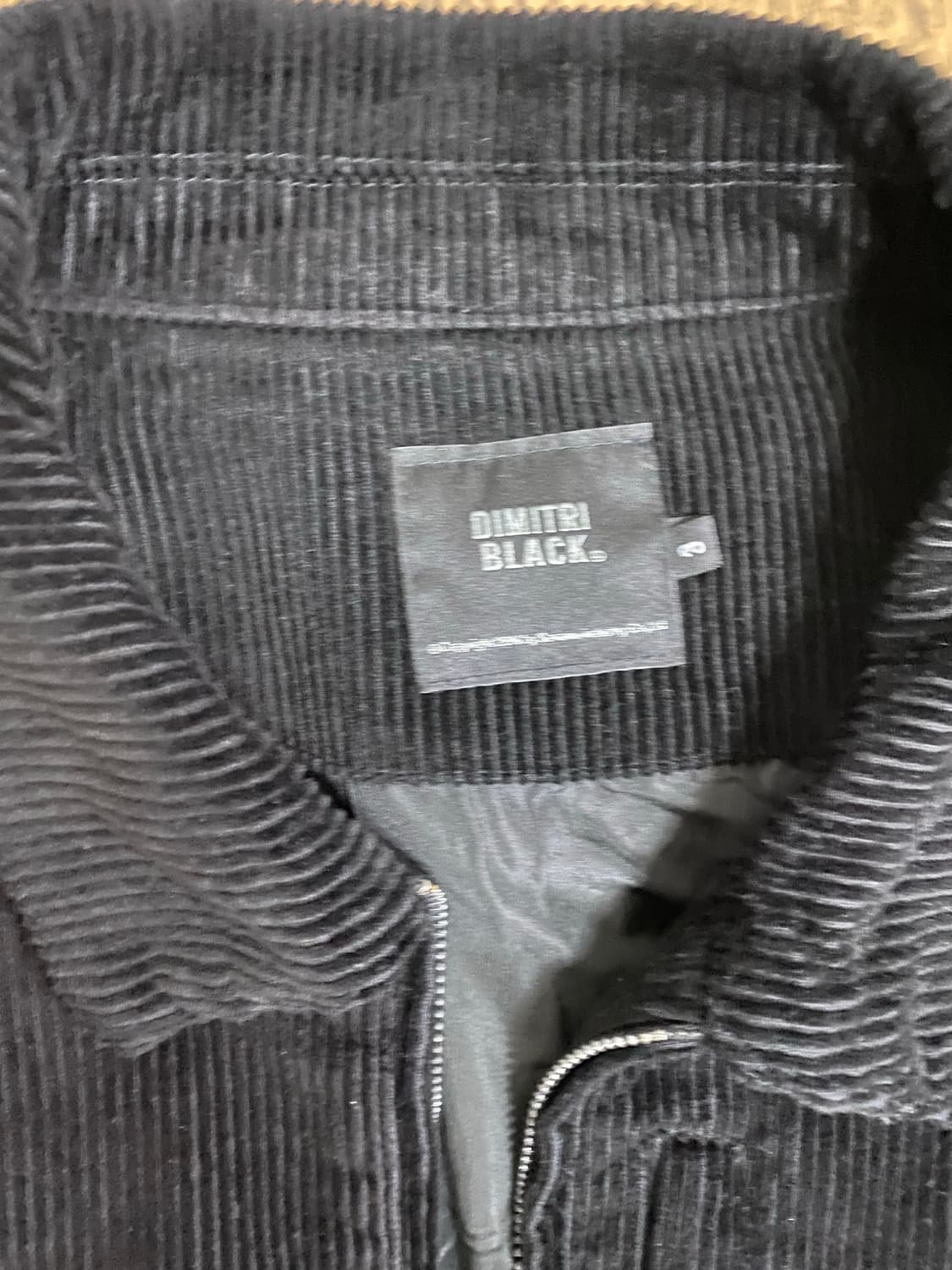 디미트리블랙 코듀로이 블루종 블랙 3사이즈 상품이미지2