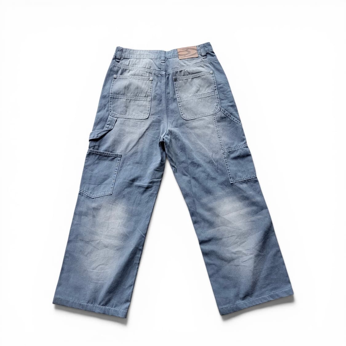 트래블 카펜터 스티치 데님 팬츠 라이트블루 상품이미지2