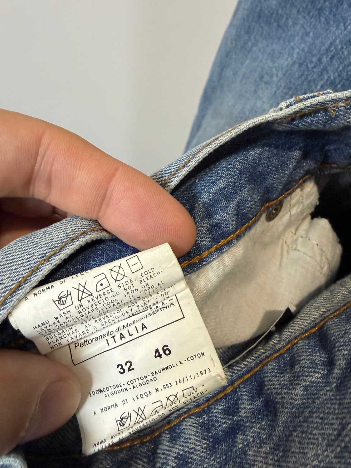 (32) 돌체앤가바나 백프린팅 포인트 데님팬츠 상품이미지6