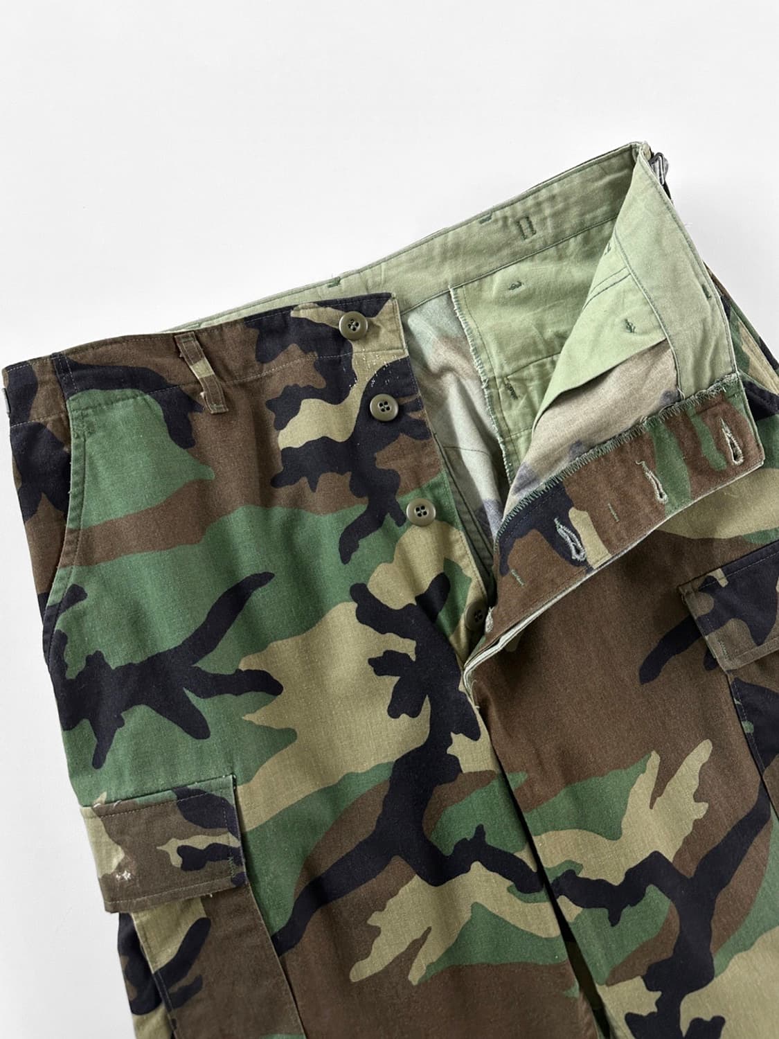 U.S. ARMY 우드랜드 카모 컷 오프 팬츠 상품이미지6