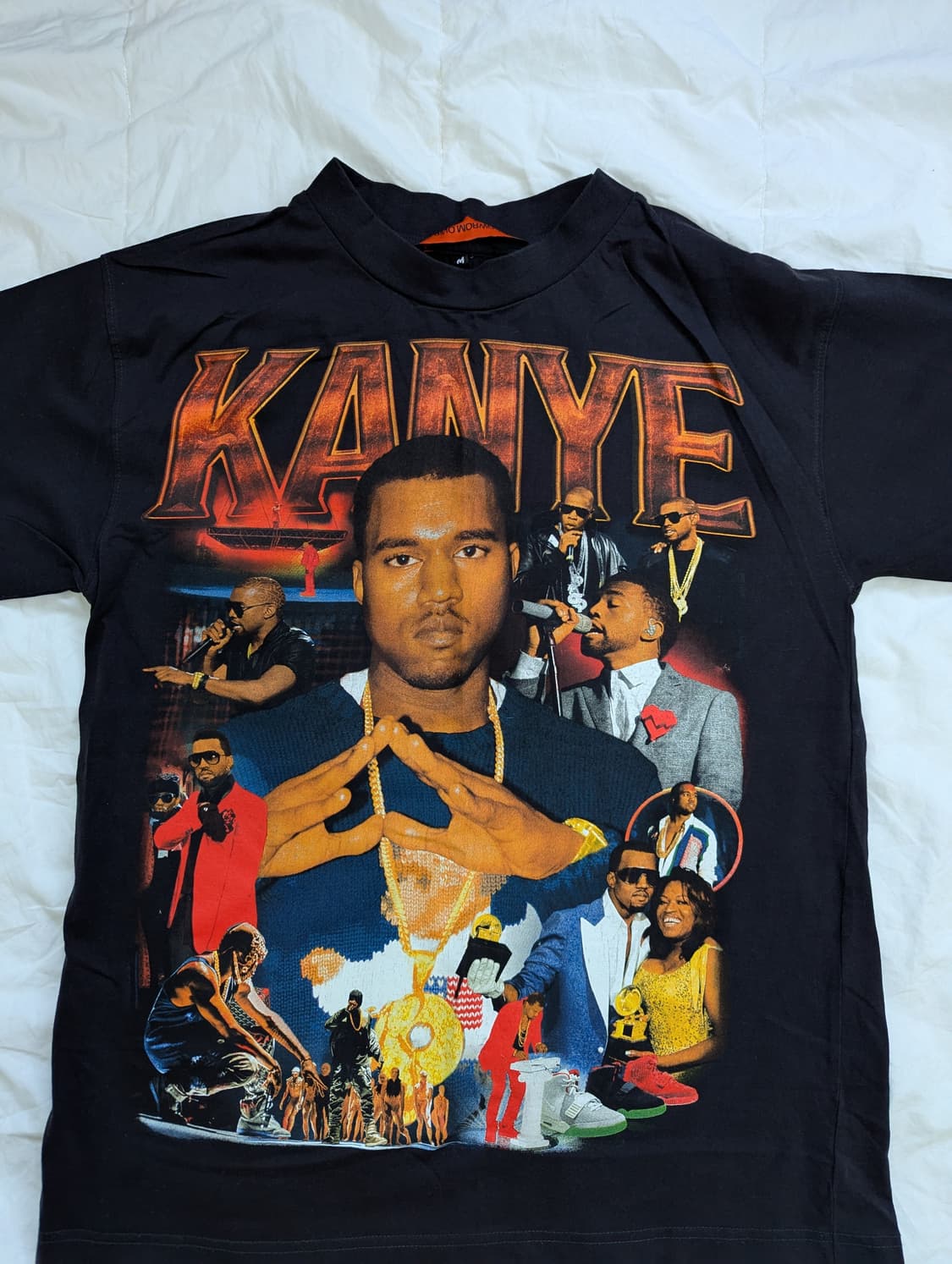 Marino Morwood Kanye 그래픽 랩 티 (M) 상품이미지2