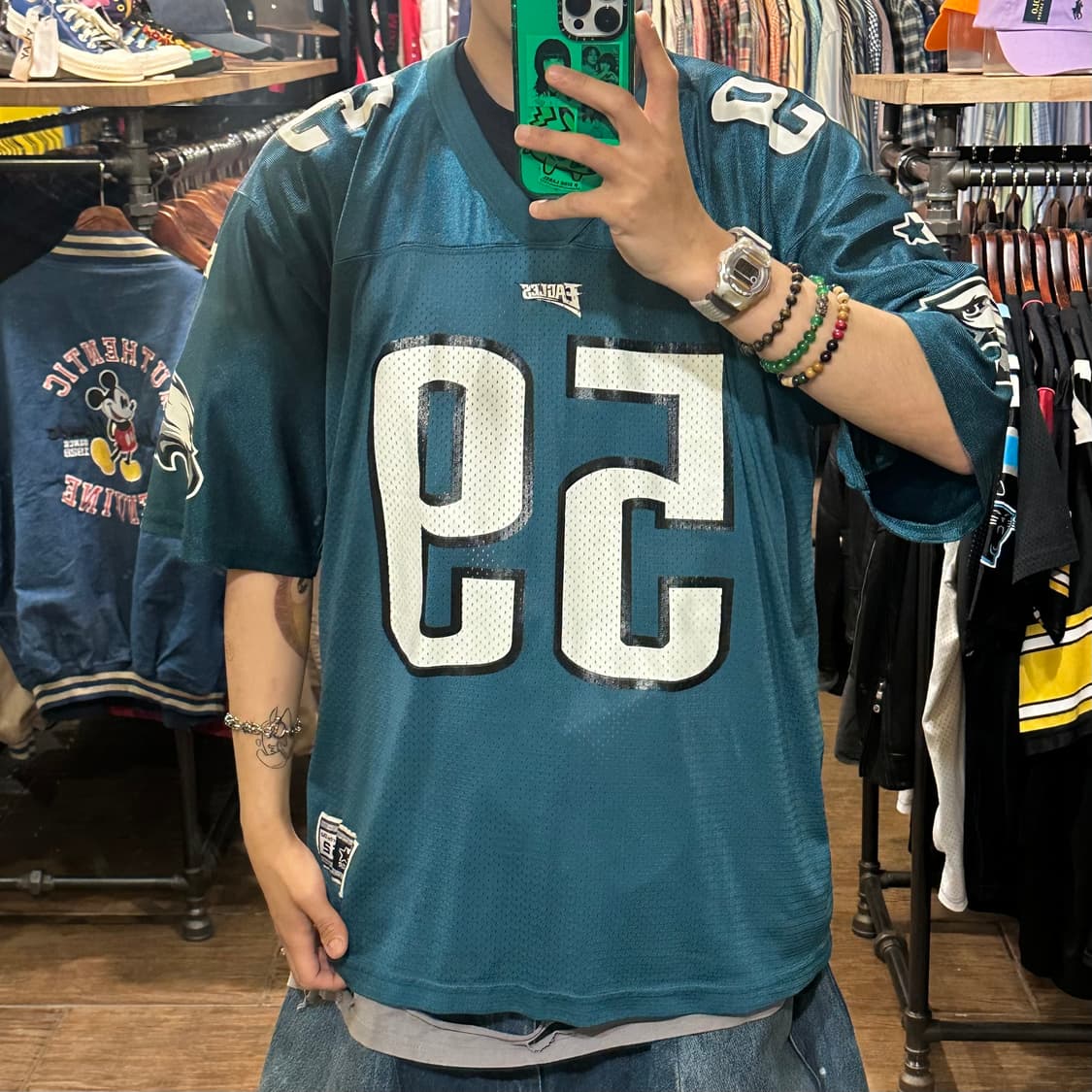 [HI] STARTER 반팔티 그린 상품이미지1