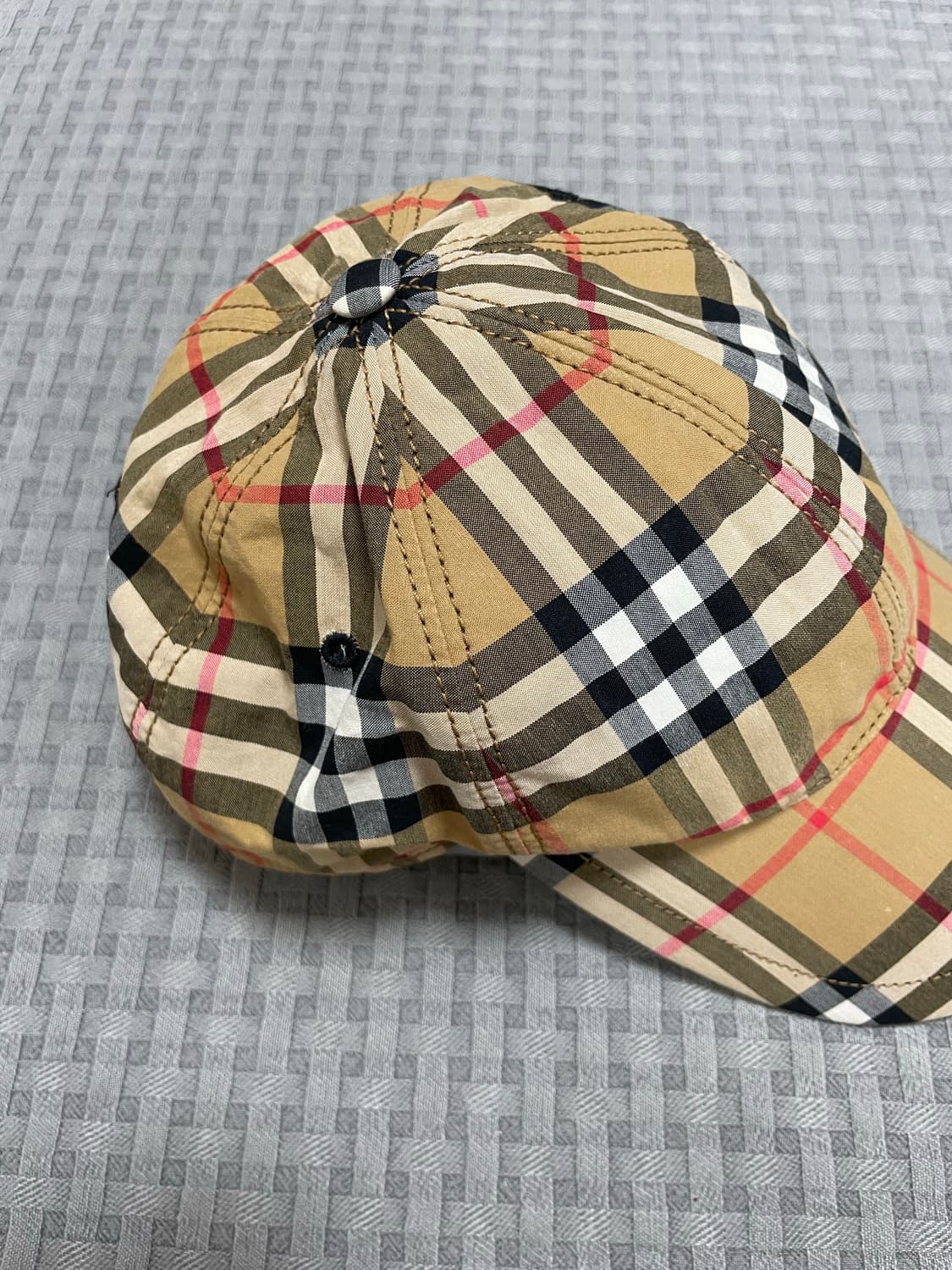 버버리 시그니처 볼캡 정품 상품이미지3
