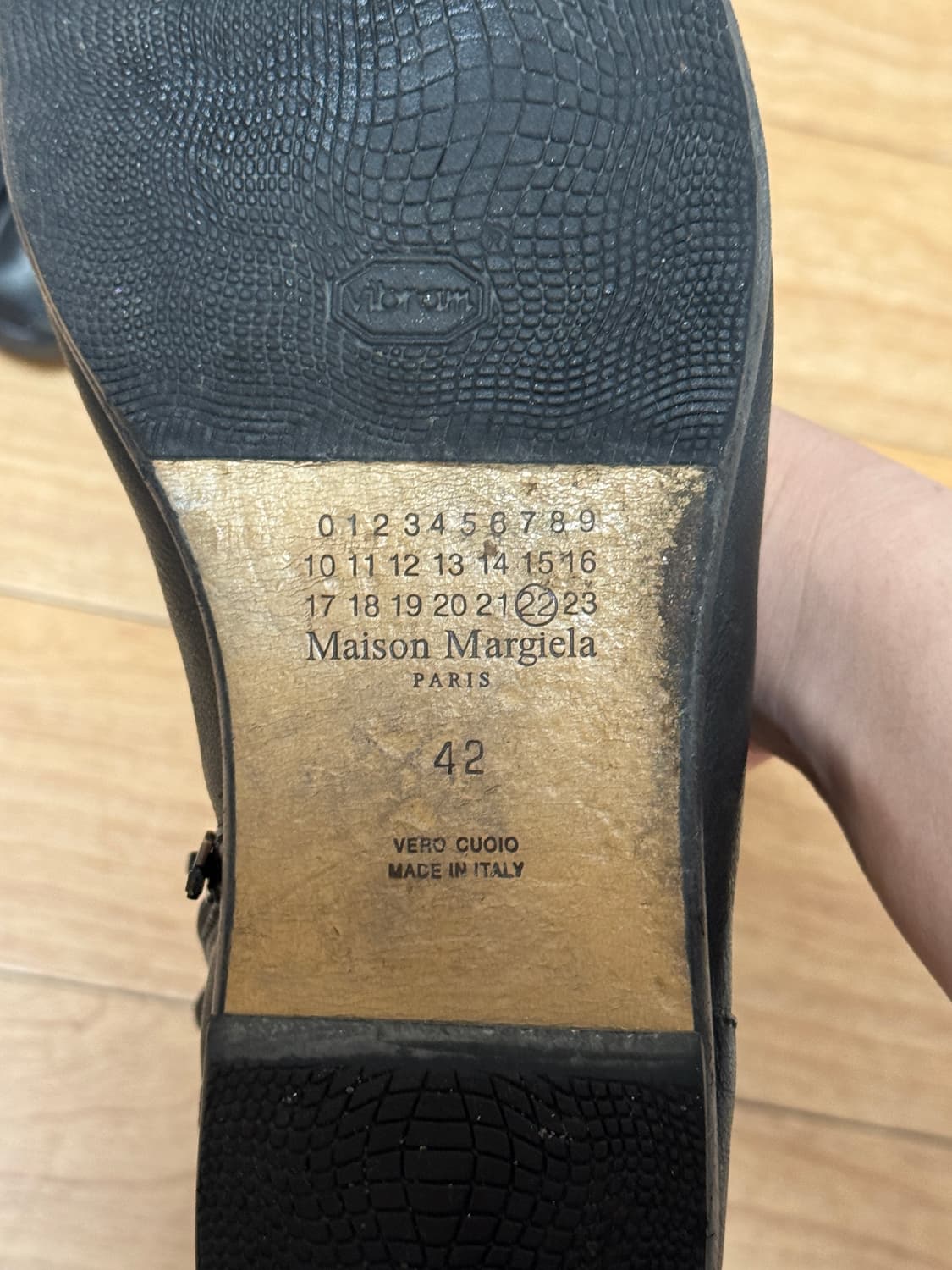 마르지엘라 타비 부츠 42 판매합니다 상품이미지2