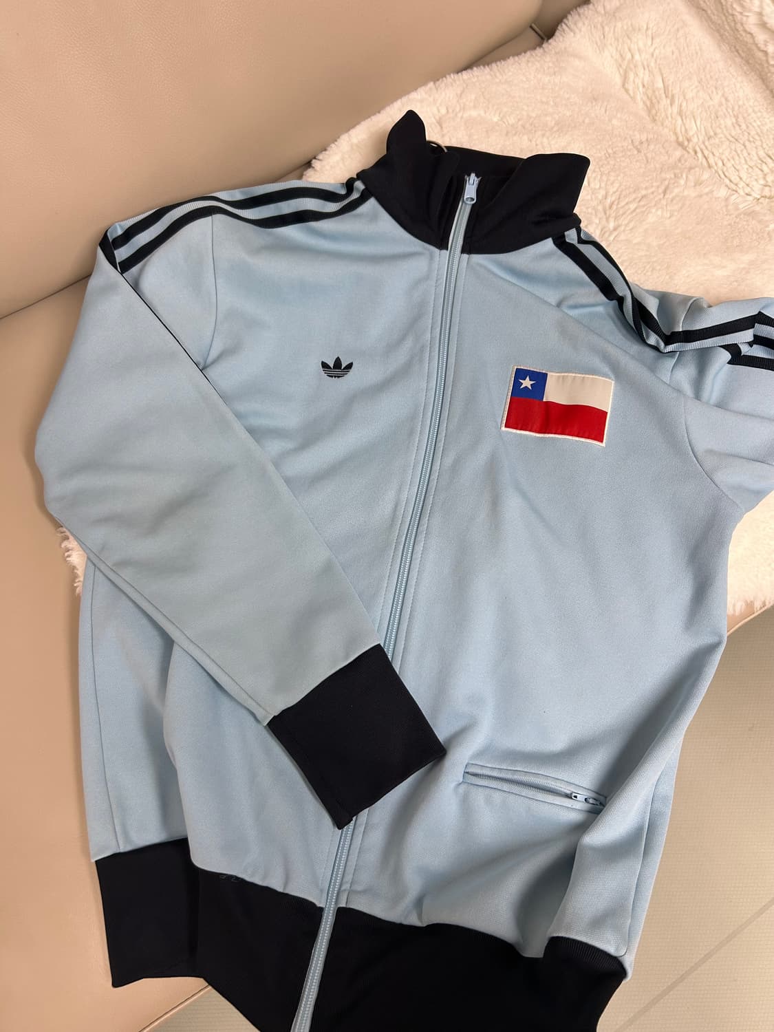 아디다스 칠레 베켄바우어 져지 스카이블루 상품이미지1