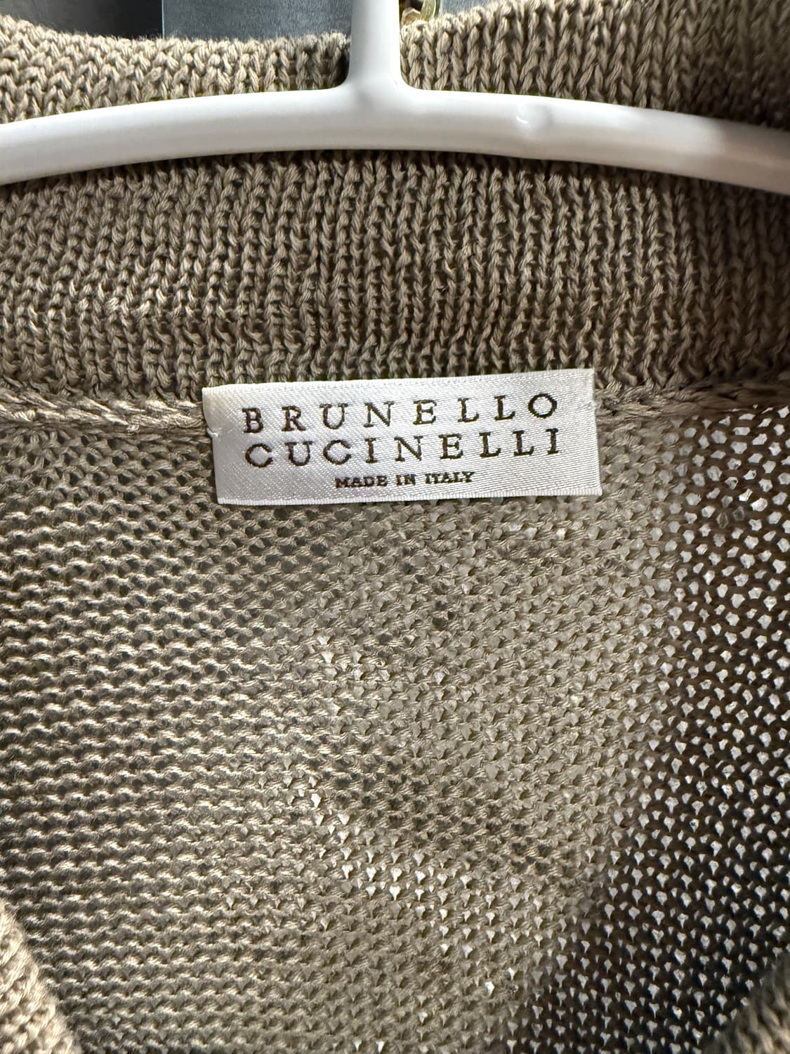 BRUNELLO CUCINELLI Cotton Zip Knit (S) 상품이미지3