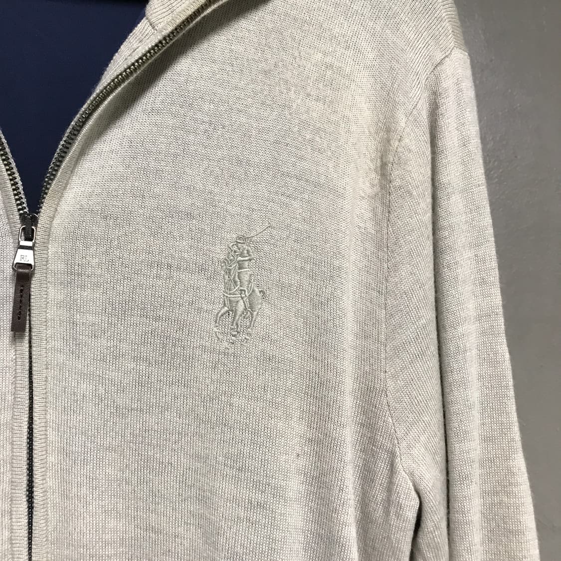 폴로 랄프로렌 니트 집업 M 상품이미지4