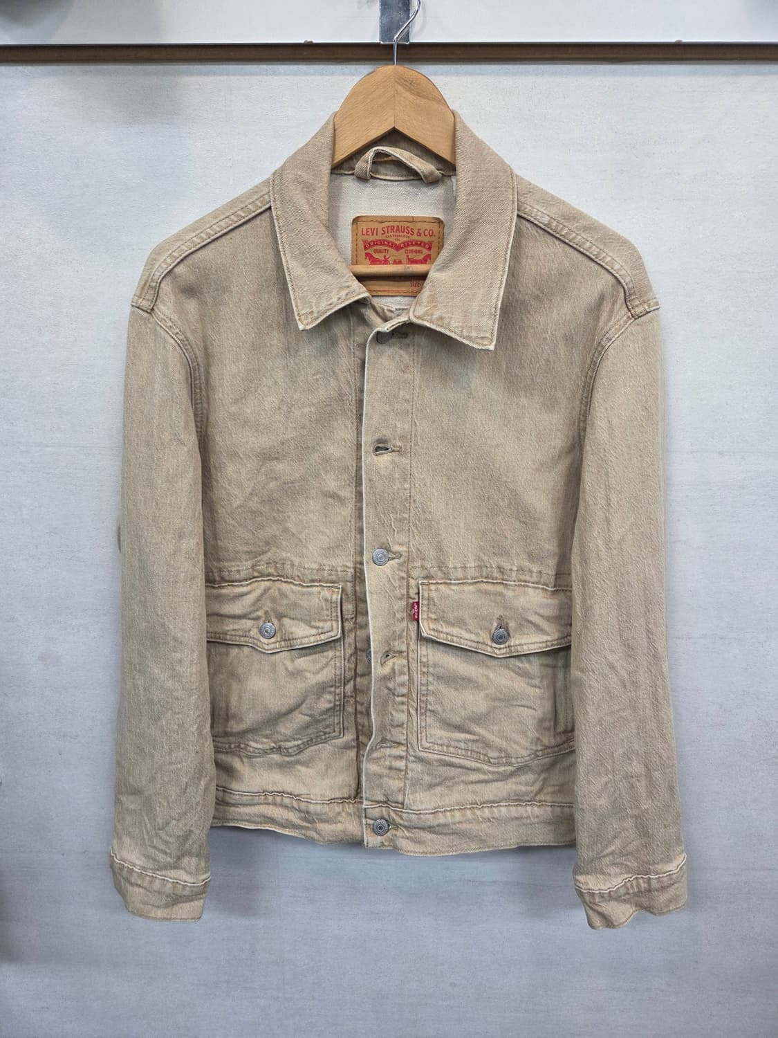 리바이스 사막톤 워싱 트러커 데님자켓 M 상품이미지1