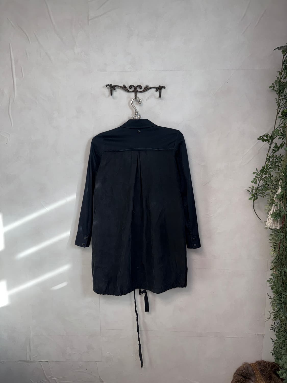 DIESEL black satin two ways balloon jk 상품이미지4