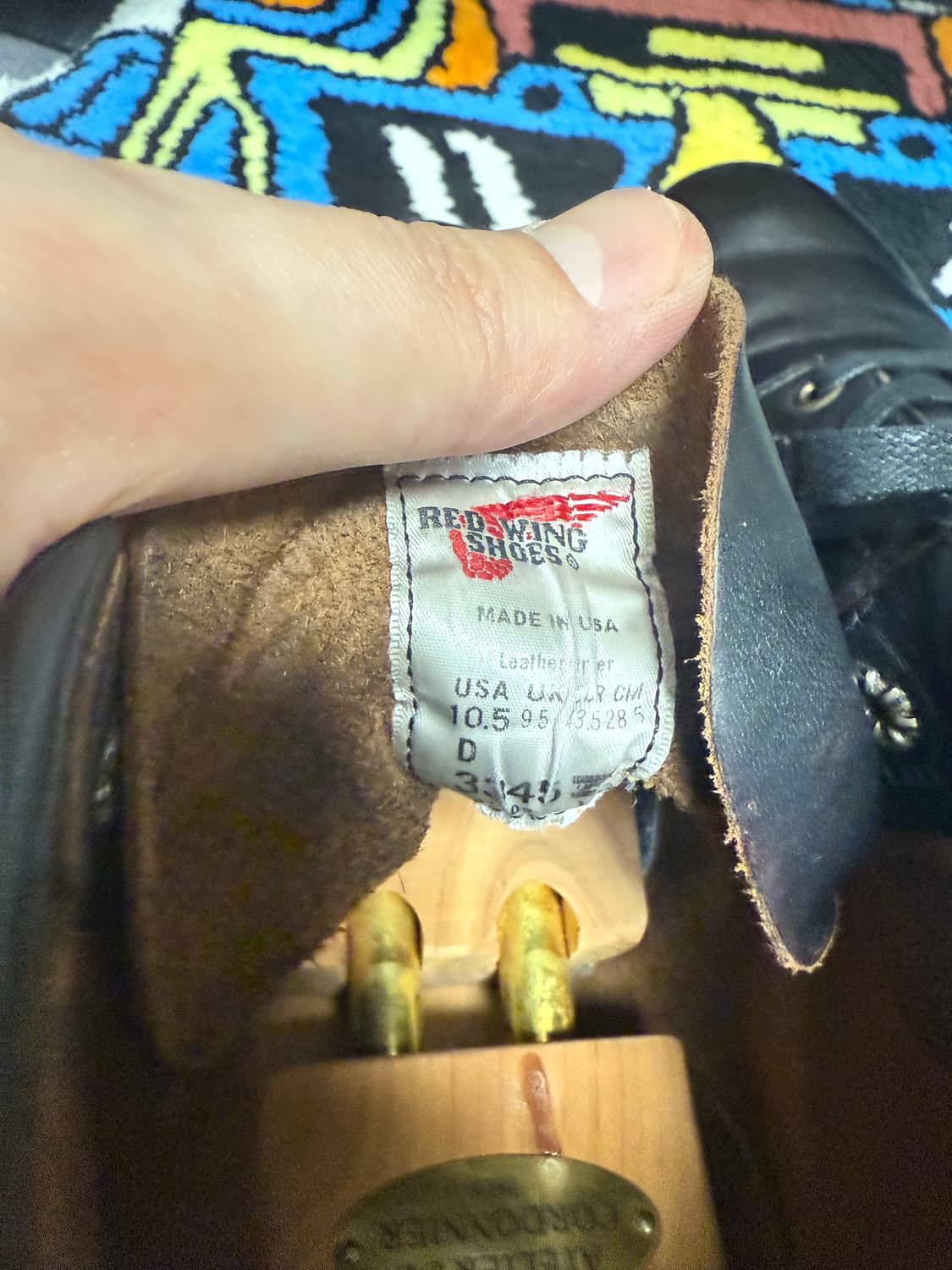 OG USA Made 레드윙 3345 블랙스미스 차심 10.5d 상품이미지6