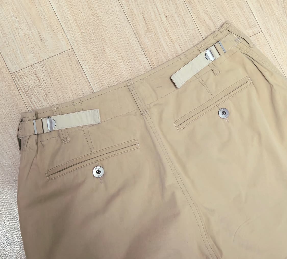 S) 쿠어 베이지 코튼 와이드 치노팬츠 상품이미지5