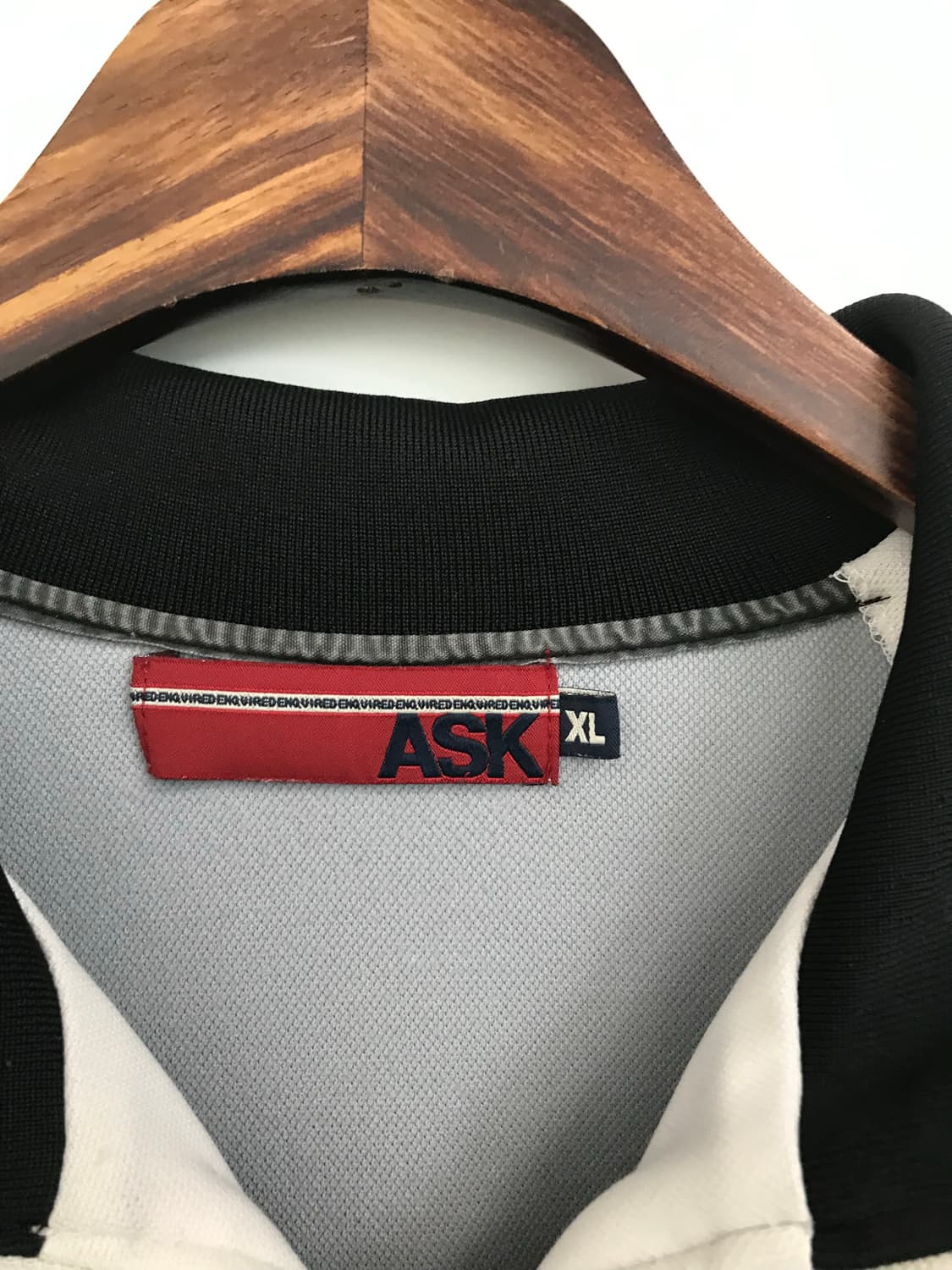 Ask y2k 와투케 배색 트랙탑 져지 상품이미지6
