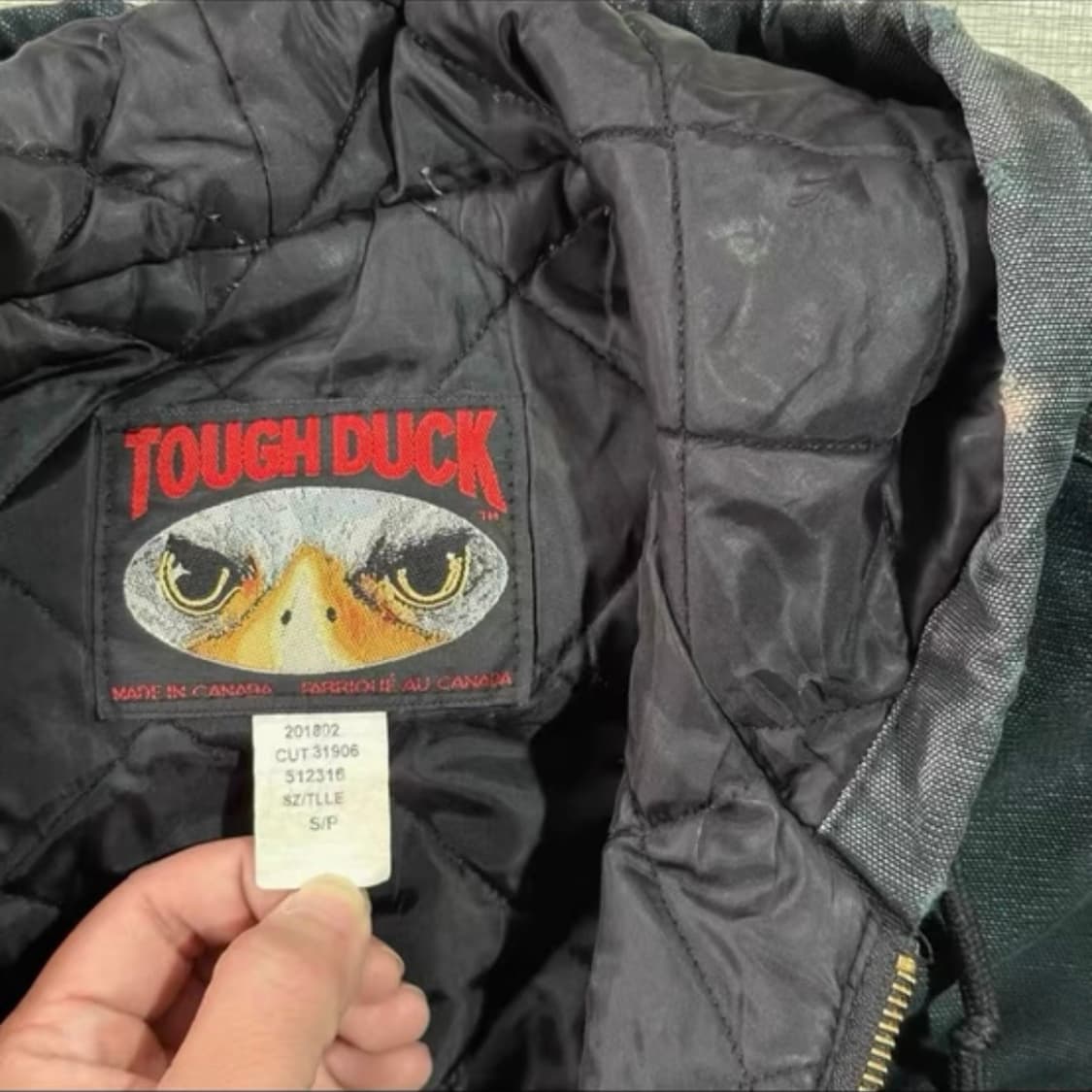 Tough Duck 90s 캐나다 헤리티지 워시드 후드 워크자켓  상품이미지4