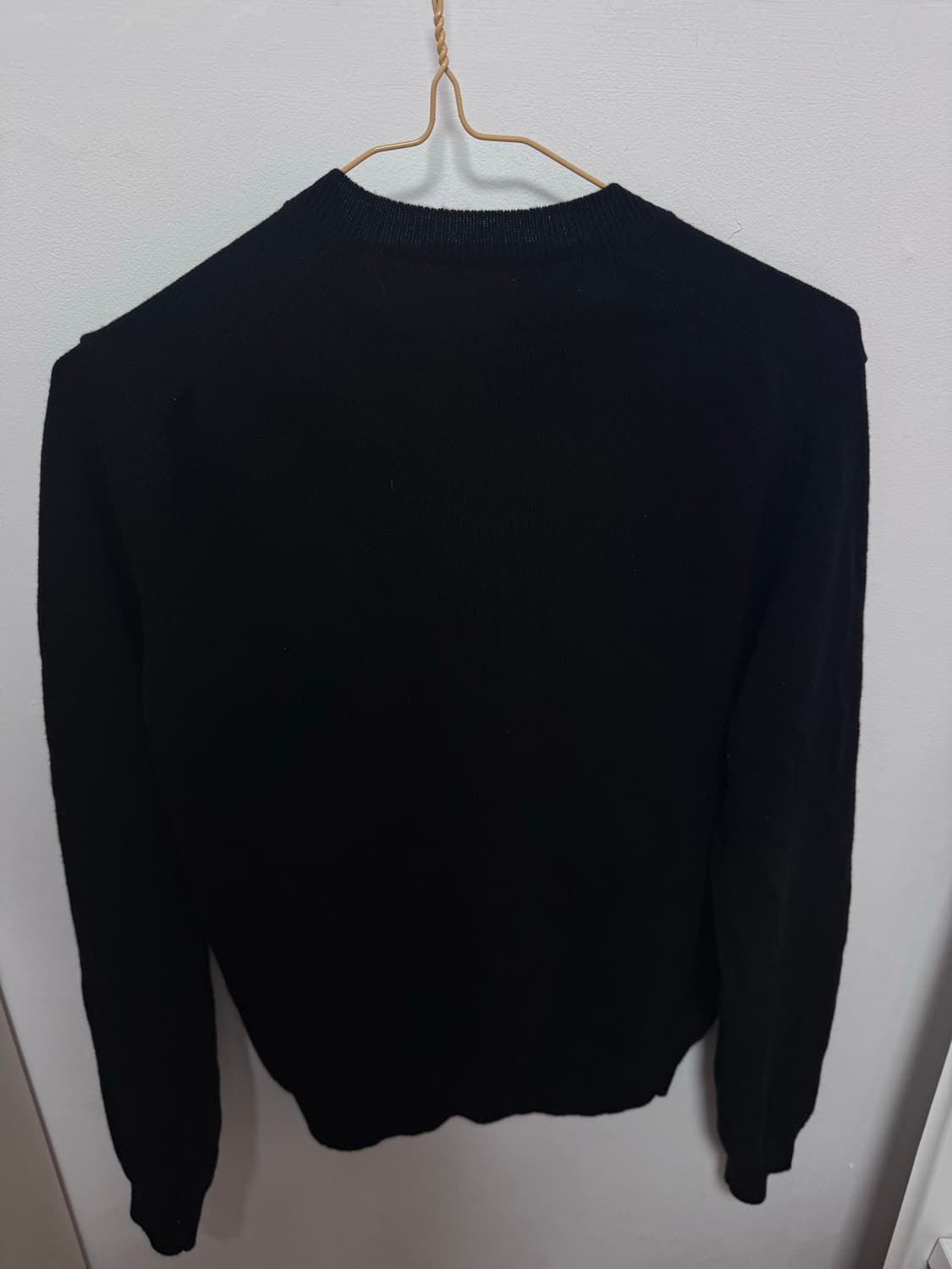 꼼데가르송 화이트 하트 와펜 가디건 u넥(공용) xs 블랙 상품이미지3