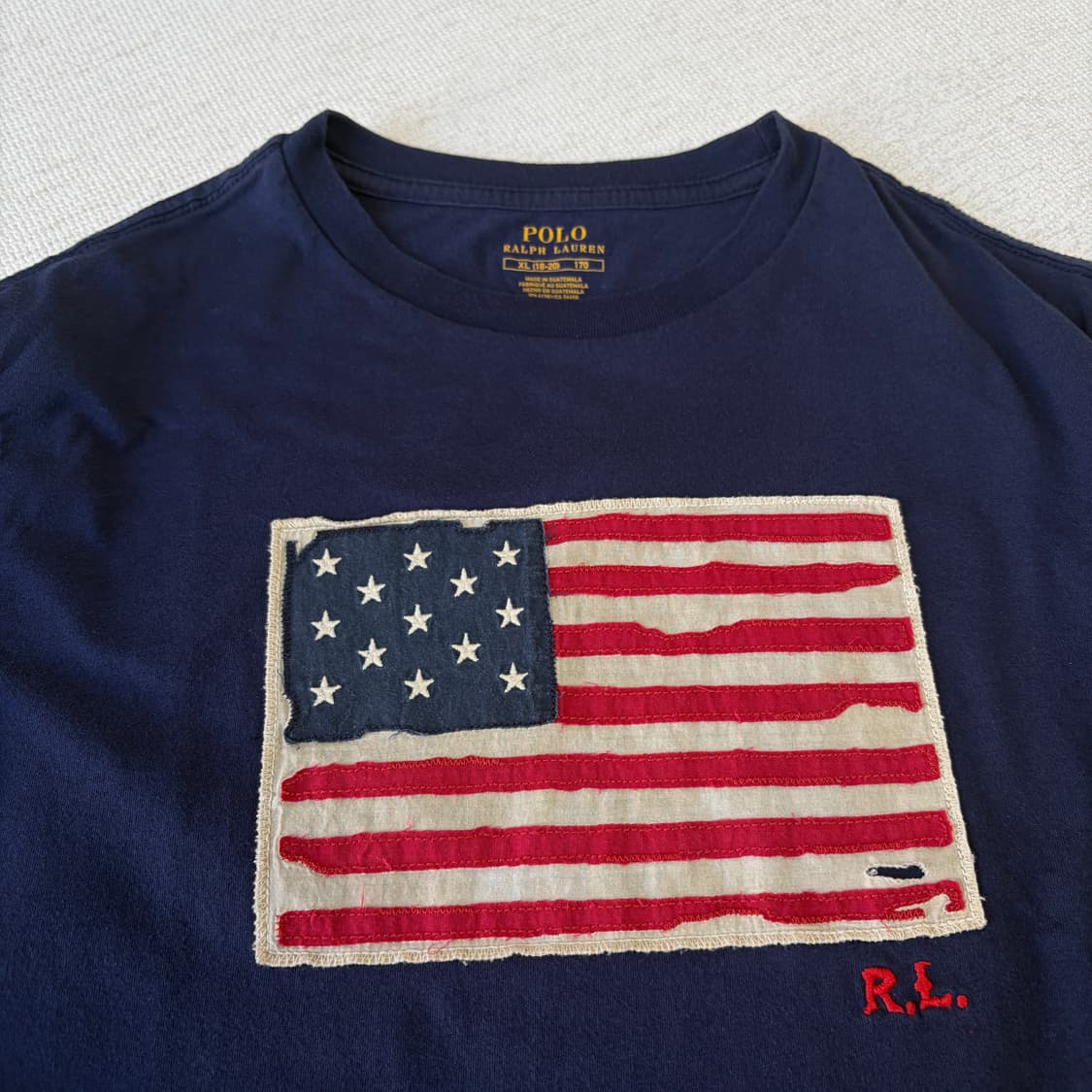 S-M)폴로 랄프로렌 USA성조기 반팔 티셔츠 상품이미지3