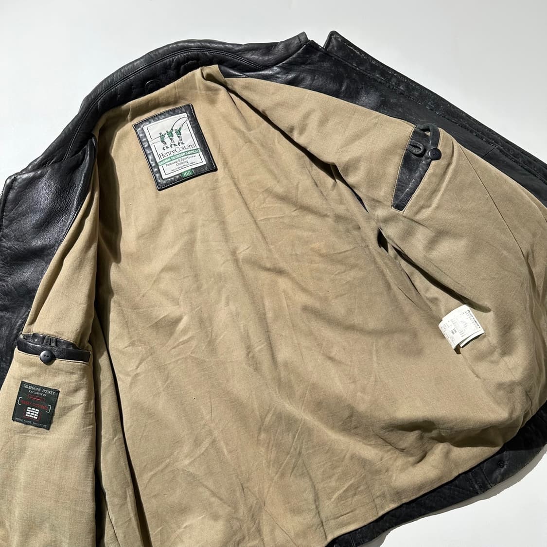 헨리코튼 램스킨 싱글 자켓 상품이미지7