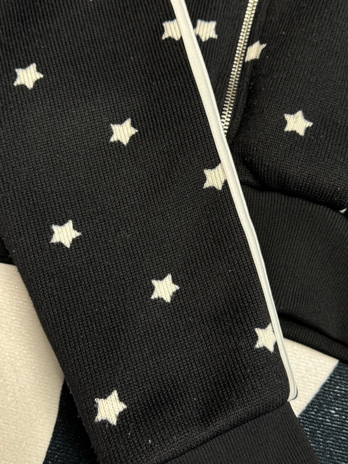 셋업이엑스이 스타 집업 블랙 상품이미지3