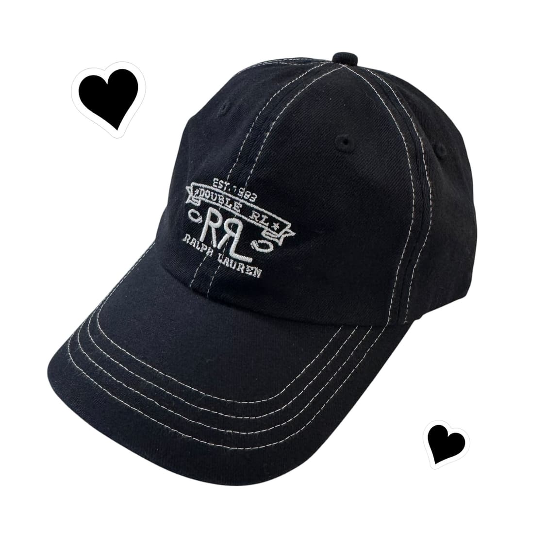 정품 RRL 더블알엘 랜치 로고 트윌 볼캡 상품이미지1