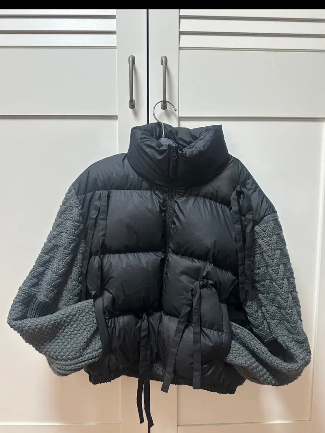 [실사O] 더티스 리본 덕다운 패딩 상품이미지3