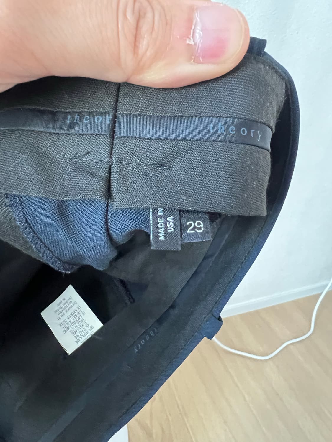 띠어리 수트 / 남성 정장 자켓 / 네이비  상품이미지10