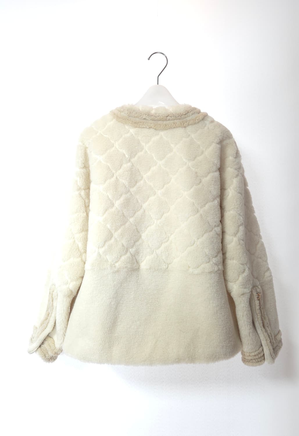 한섬 오즈세컨 2021 부클 퀼팅 노카라 자켓 44~66 상품이미지6