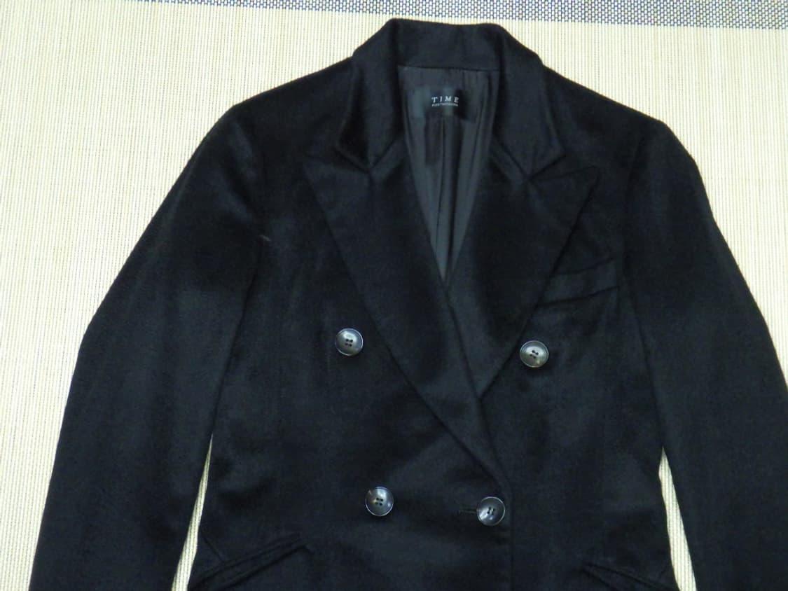 (85/55) 타임 포스트모던 여성 캐시미어100 더블 코트 상품이미지3