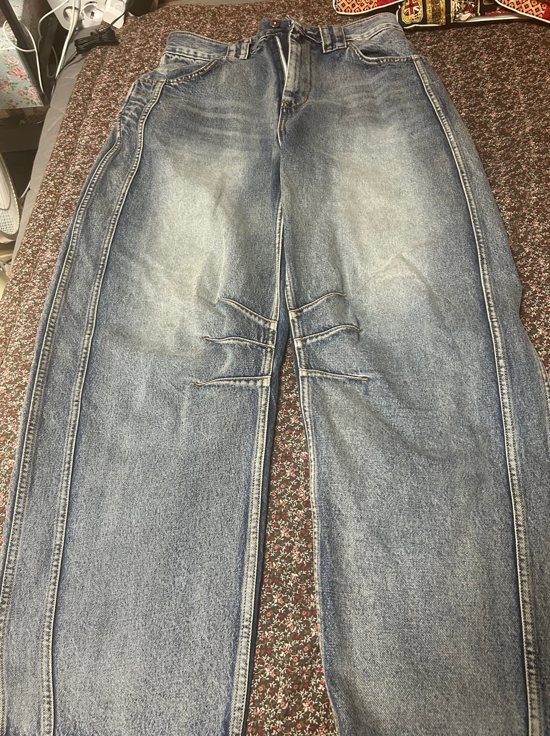 Technical Curved Denim Jeans 데님바지 상품이미지2