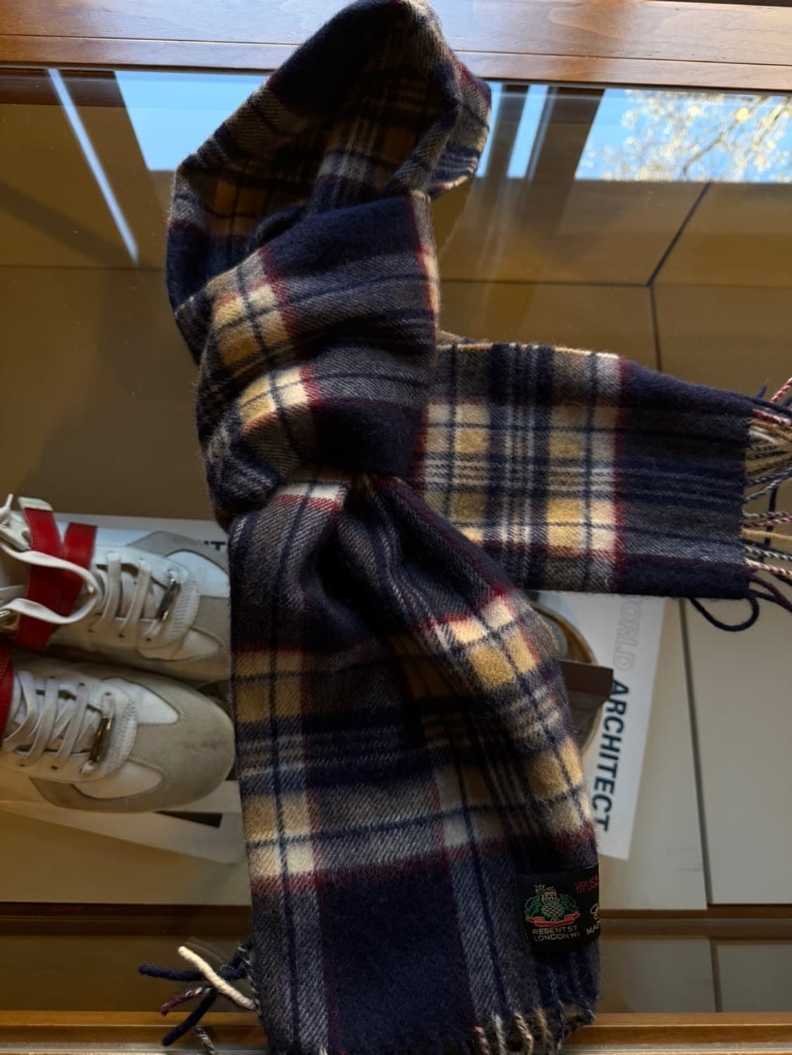 하우스 오브 스코틀랜드 캐시미어 머플러 상품이미지1