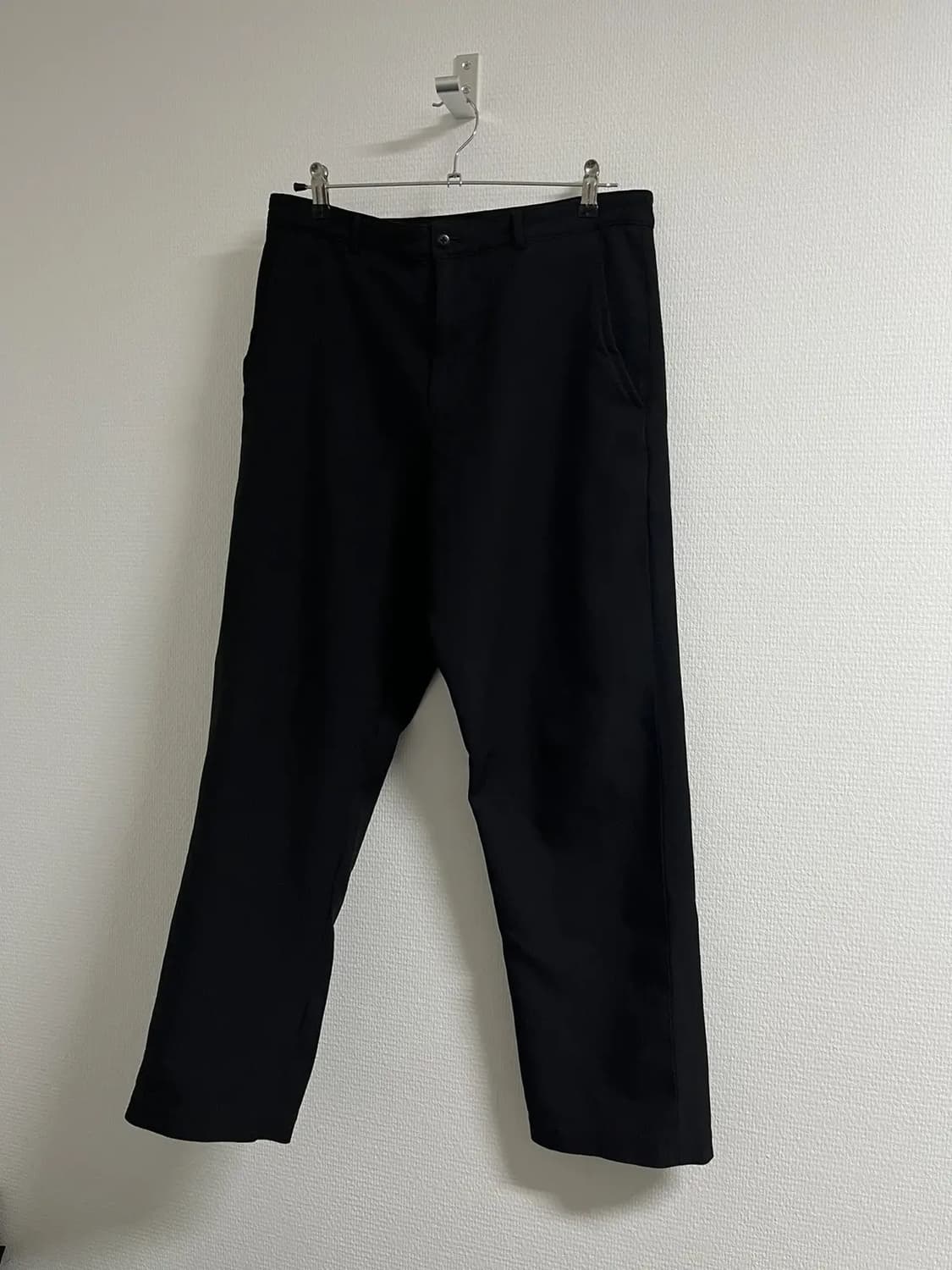 [L]꼼데가르송 블랙 지퍼 팬츠 상품이미지2