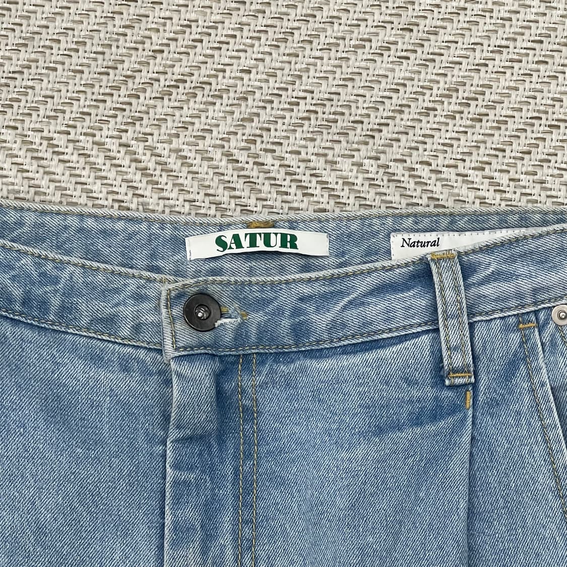 세터 핀턱 워싱 데님팬츠  r2972 상품이미지5