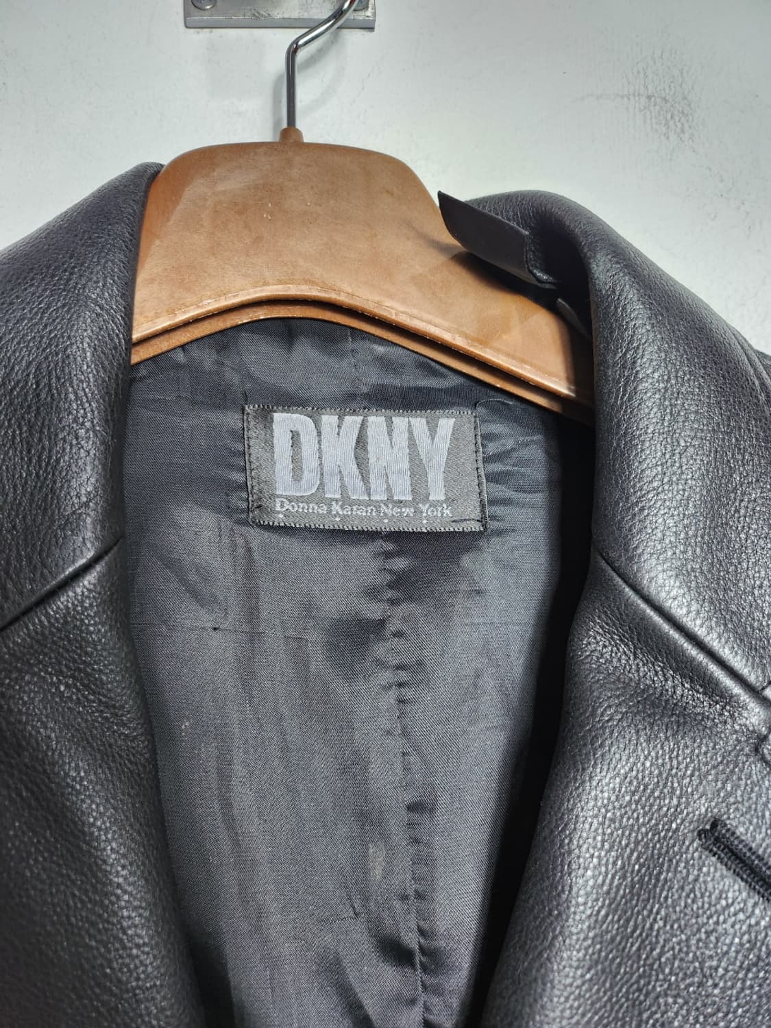 DKNY 레더 블레이저 상품이미지2