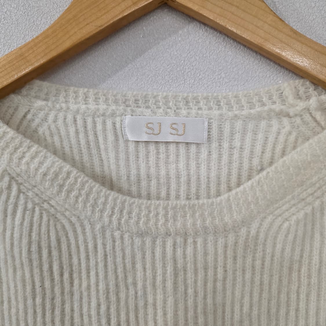 SJ SJ 아이보리 앙고라 니트 90 상품이미지5