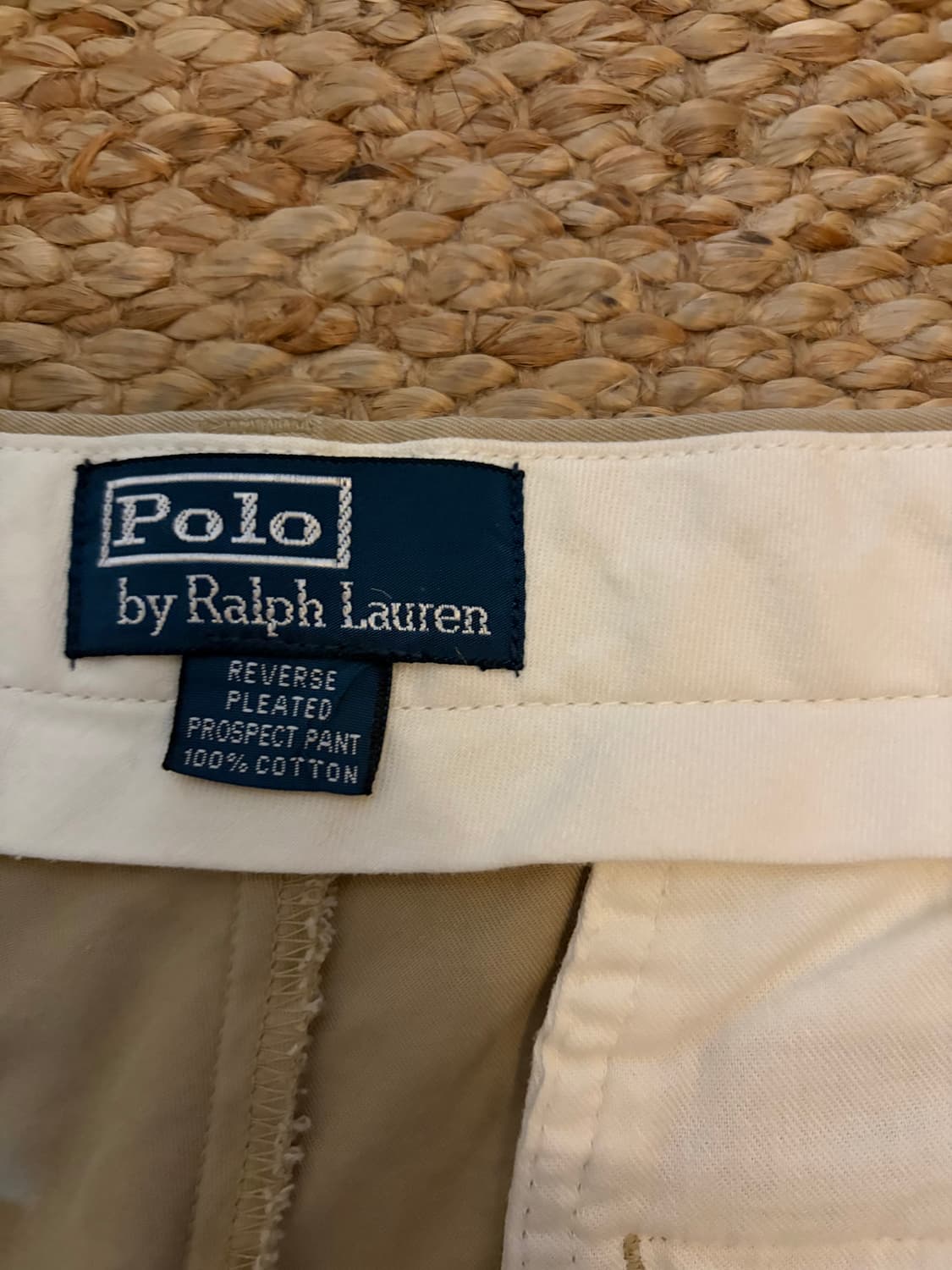 폴로 랄프로렌 리버스 플리츠 프로스펙트 치노 팬츠 31/34 베이지 상품이미지4