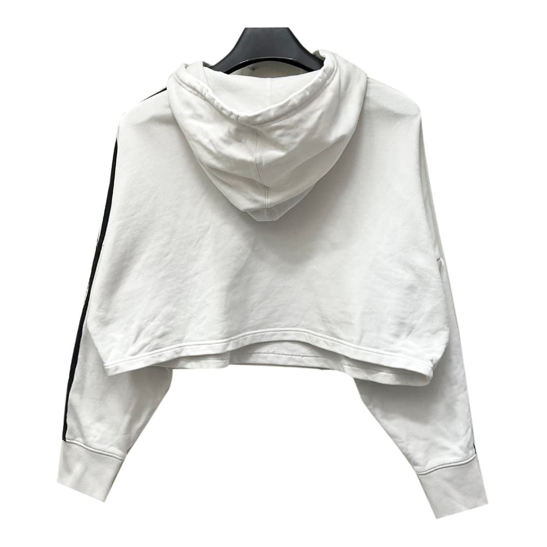 아디다스 화이트 크롭 후드티 S 상품이미지2