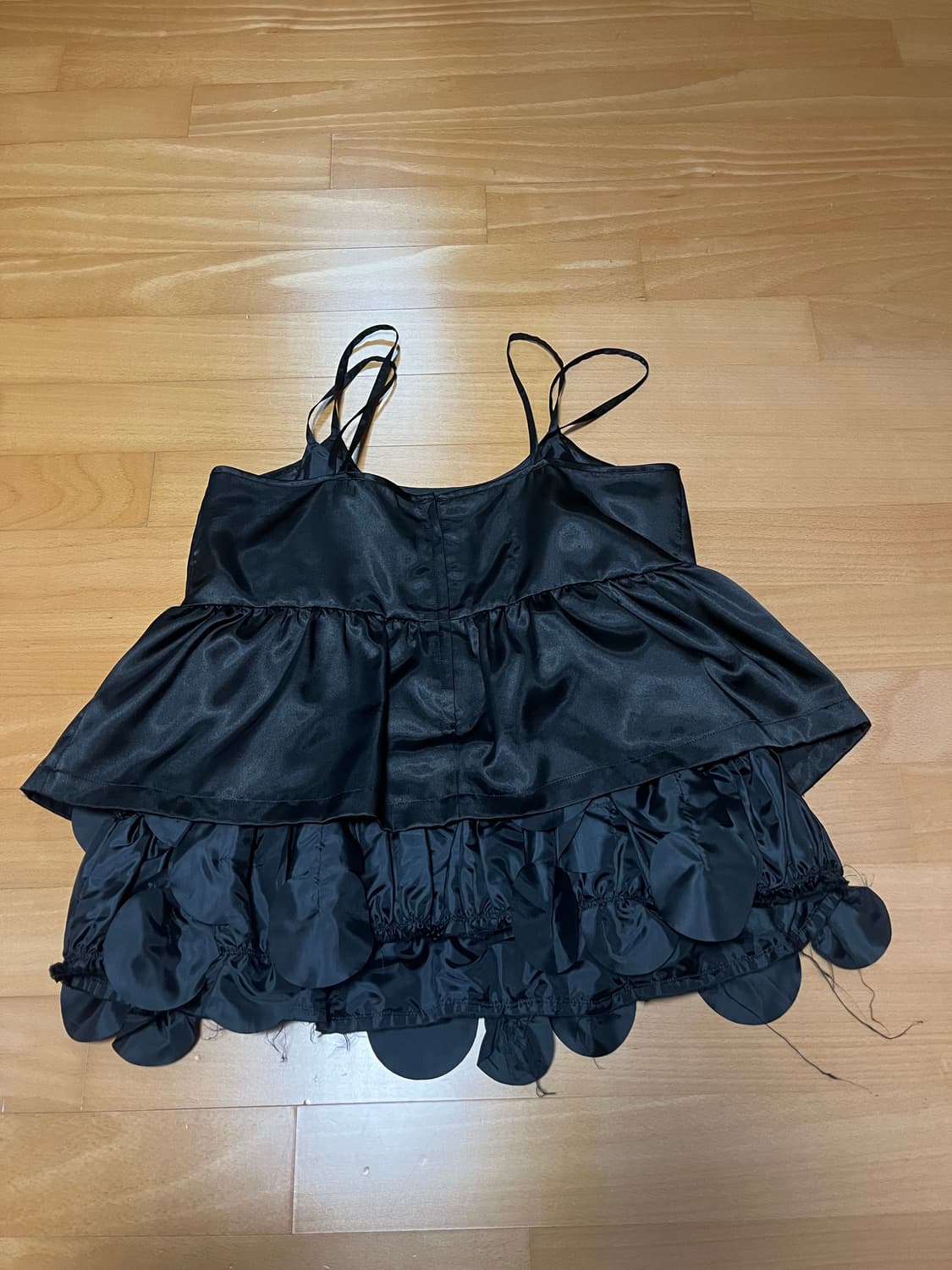 Comme des Garcons Satin Camisole with Fr 상품이미지5