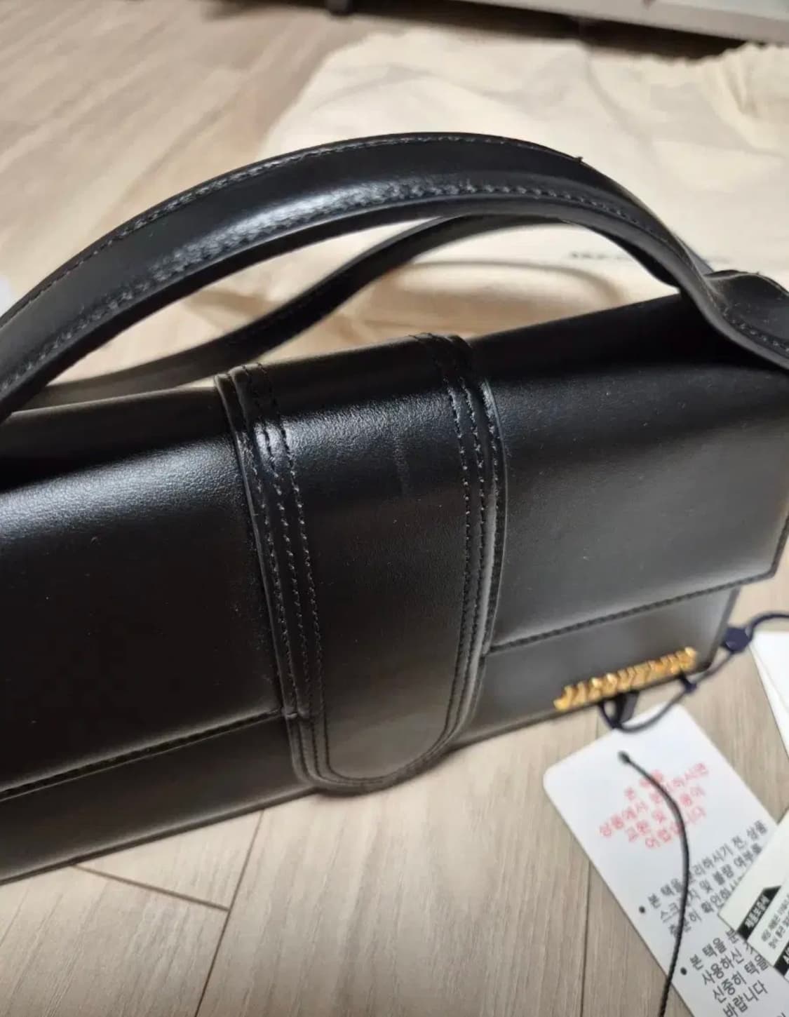 자크뮈스 르 그랜드(르그랑) 밤비노 블랙 숄더백 상품이미지6