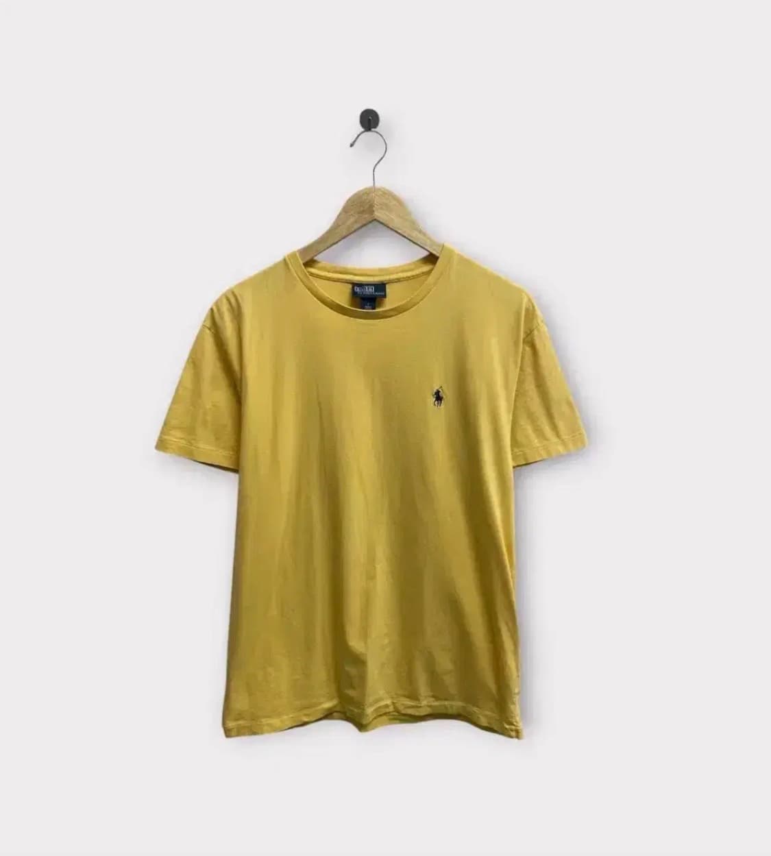 폴로 랄프로렌 머스터드 라운드 티셔츠 S 상품이미지1