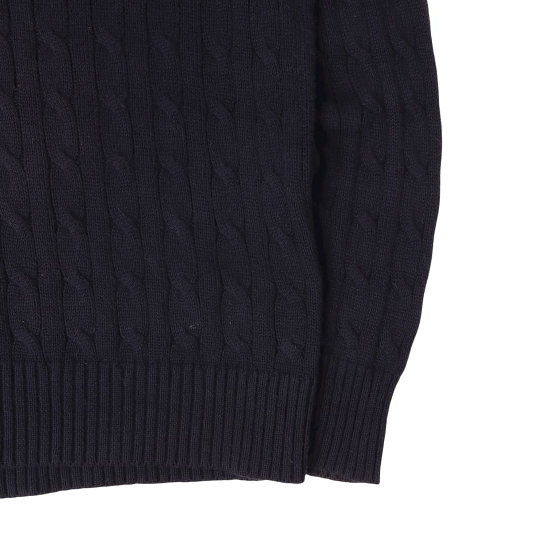 폴로 랄프로렌 네이비 코튼 케이블 니트 스웨터 상품이미지4