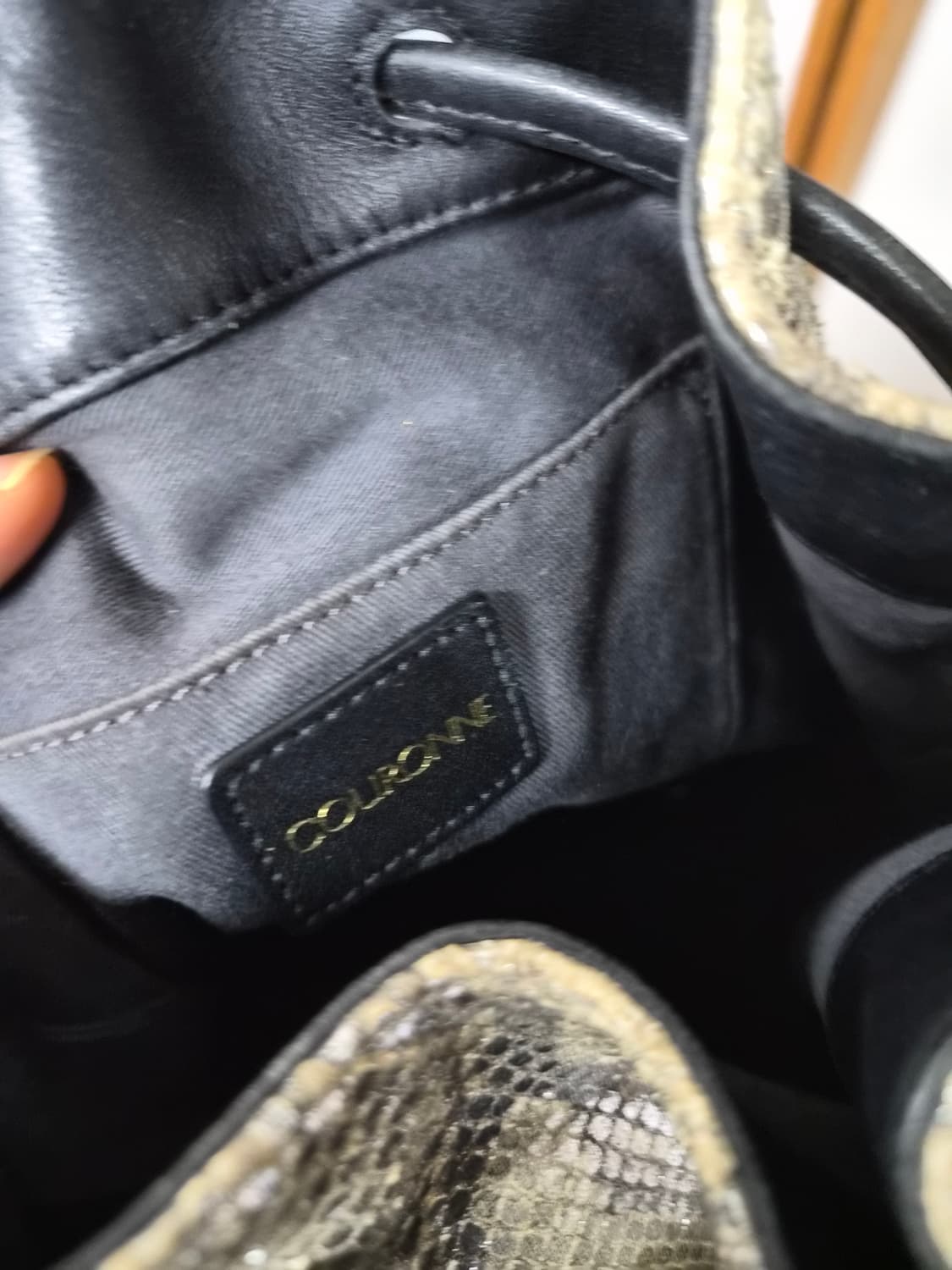 쿠론 샤이니 복조리백 상품이미지6