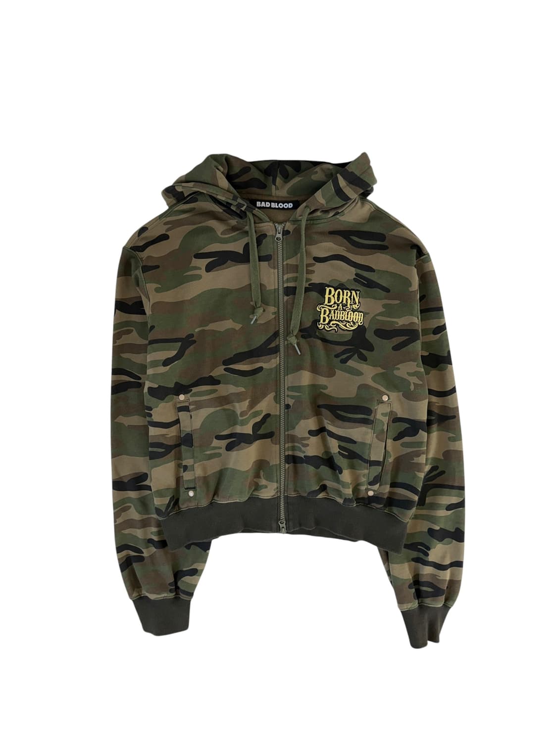 배드블러드 카모 후드집업 m 상품이미지1