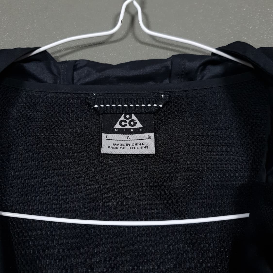 여성 L 90) 00s 나이키 ACG 스우시 바람막이 자켓 고프코어 블랙 상품이미지6